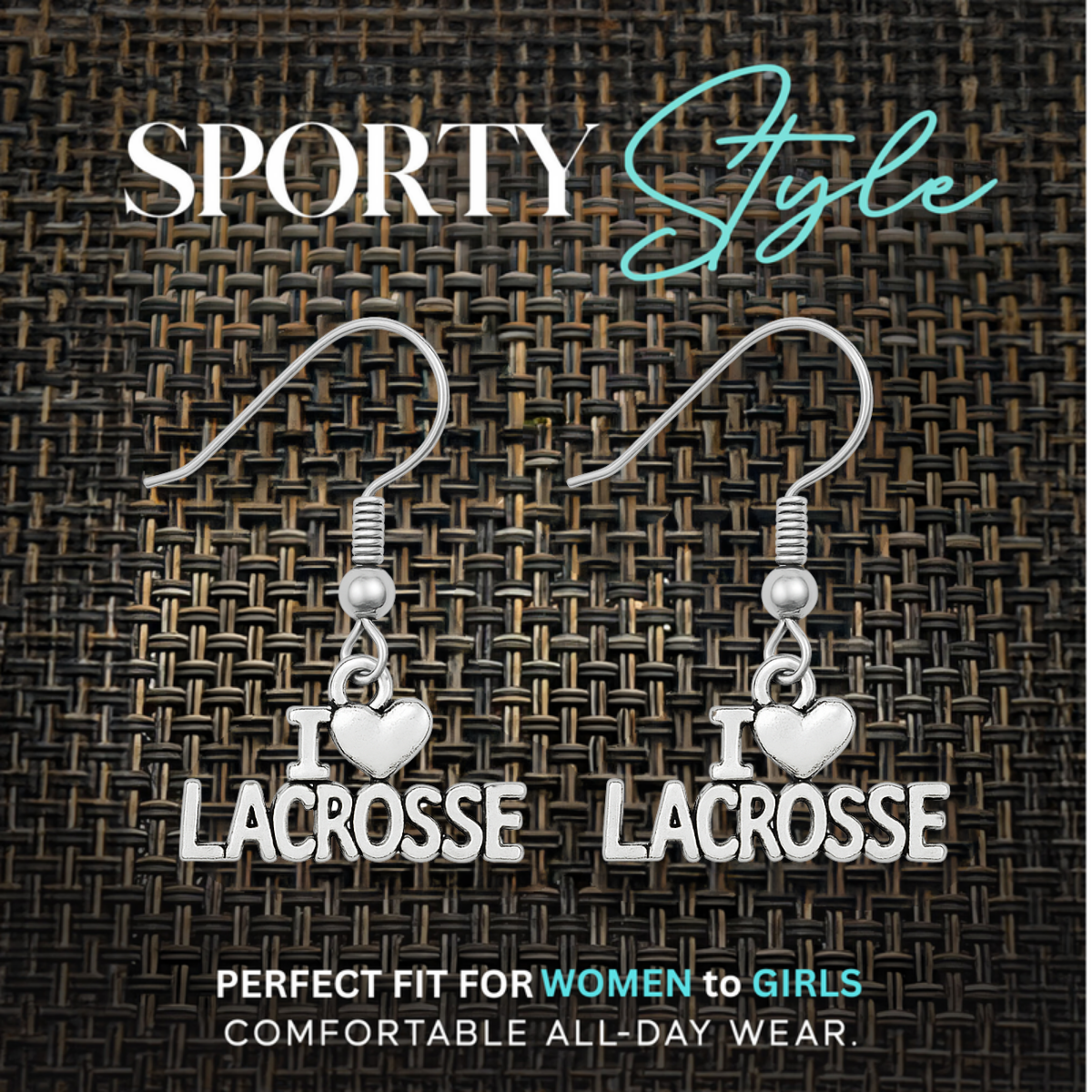 Love Lacrosse Earrings