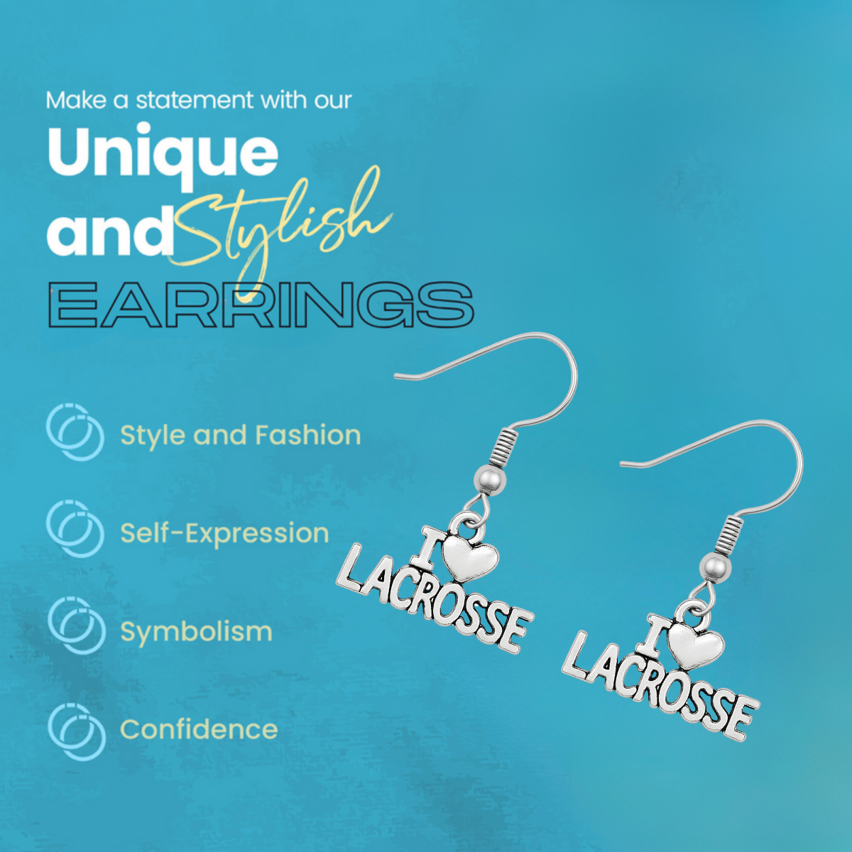 Love Lacrosse Earrings
