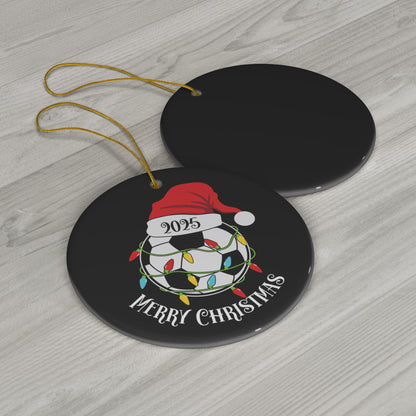 2025 Soccer Christmas Ornament