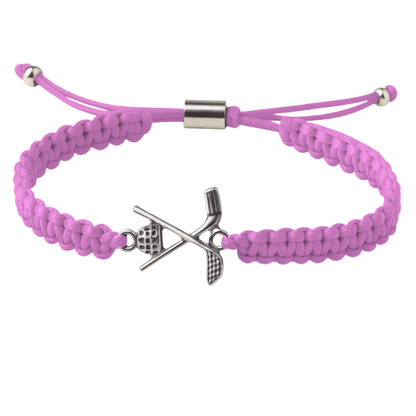 Golf Charm Rope Bracelet - Pick Color