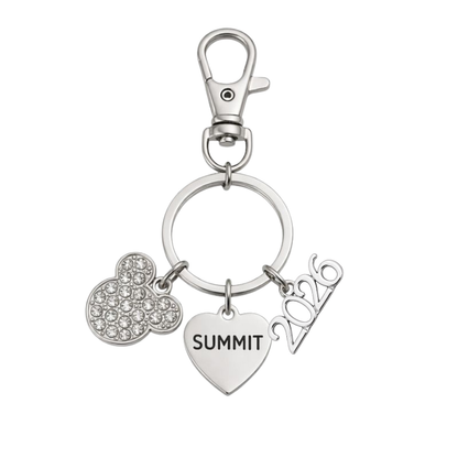 2026 Summit Zipper Pull Keychain for Cheerleaders and Dancers