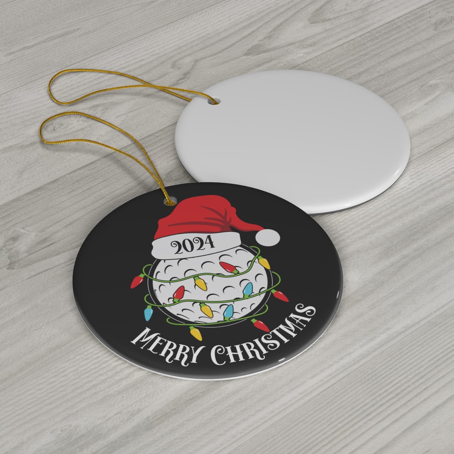 2024 Golf Christmas Ornament