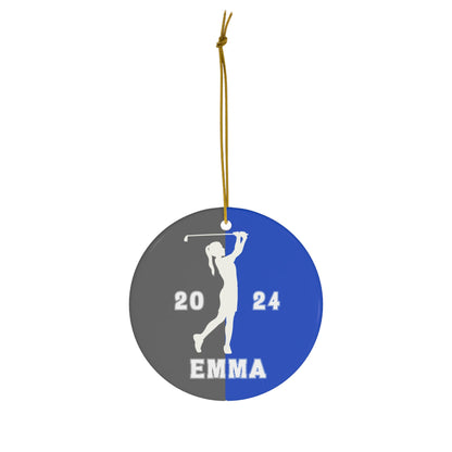 Personalized Golf Ornament