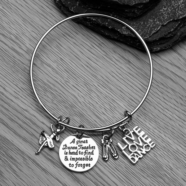 Dance Teacher Bangle Bracelet