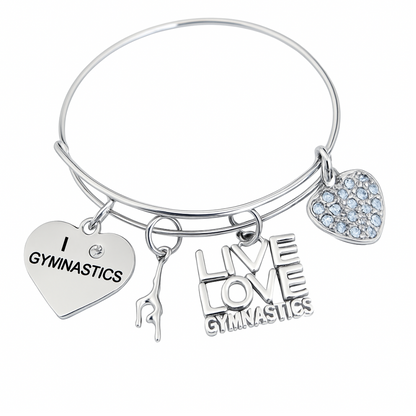 Gymnastics Bangle Bracelet
