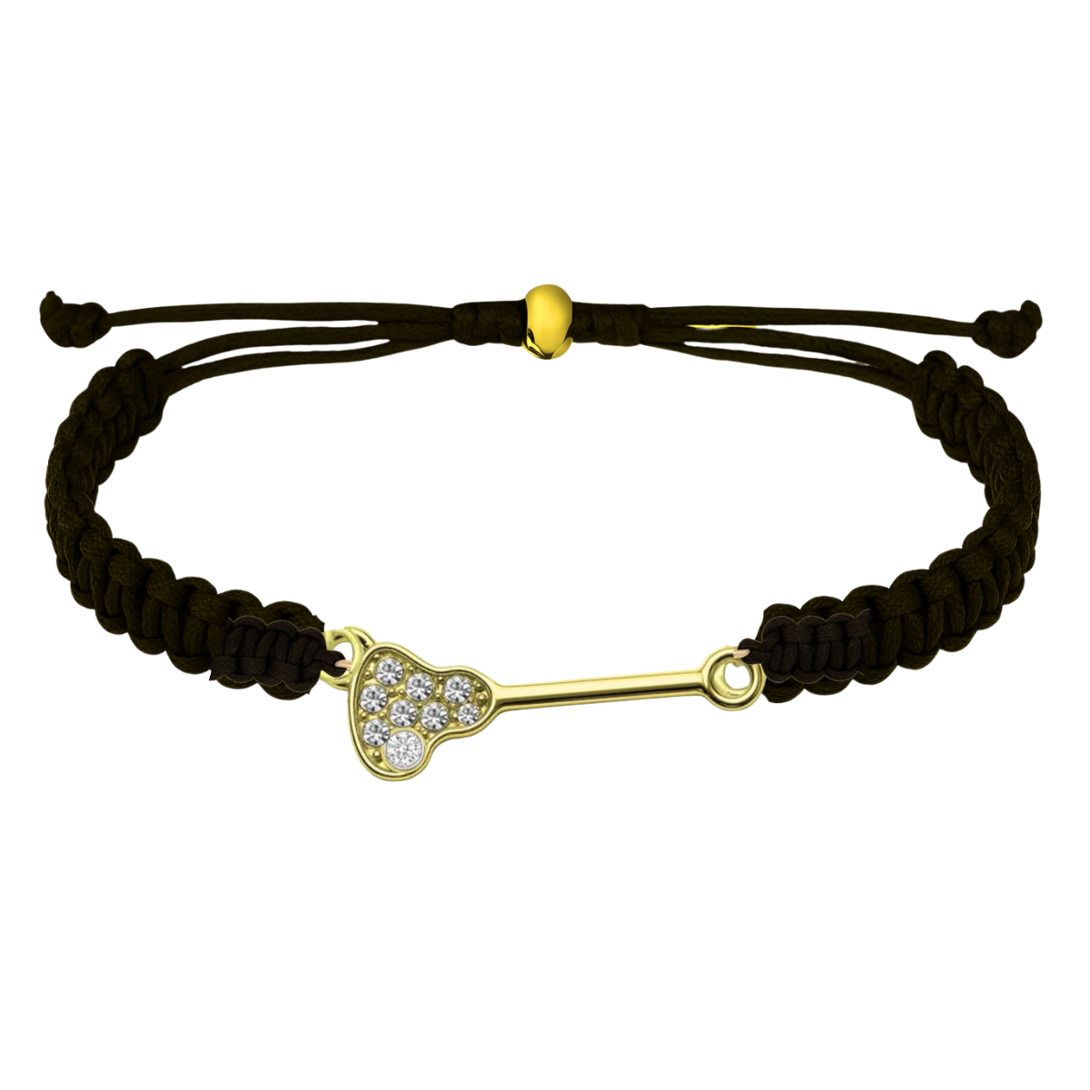 Lacrosse CZ Rope Bracelet