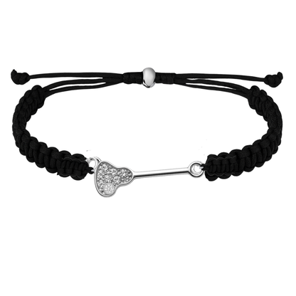 Lacrosse CZ Rope Bracelet