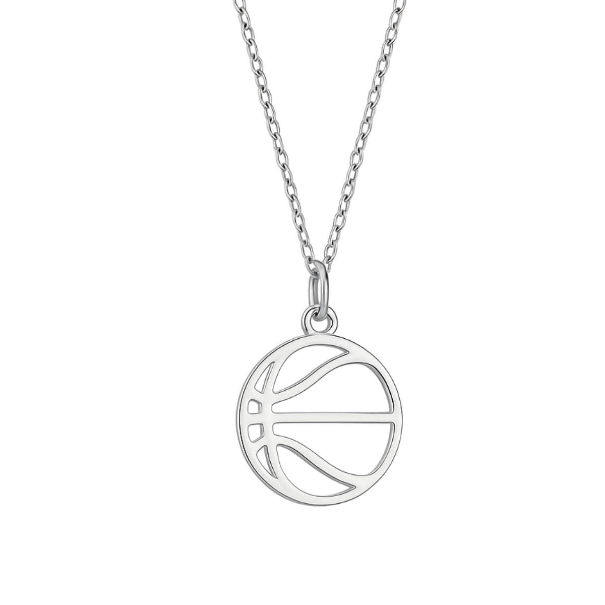Basketball Stainless Steel Necklace