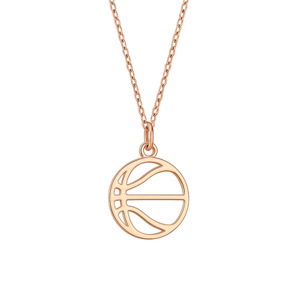 Basketball Stainless Steel Necklace