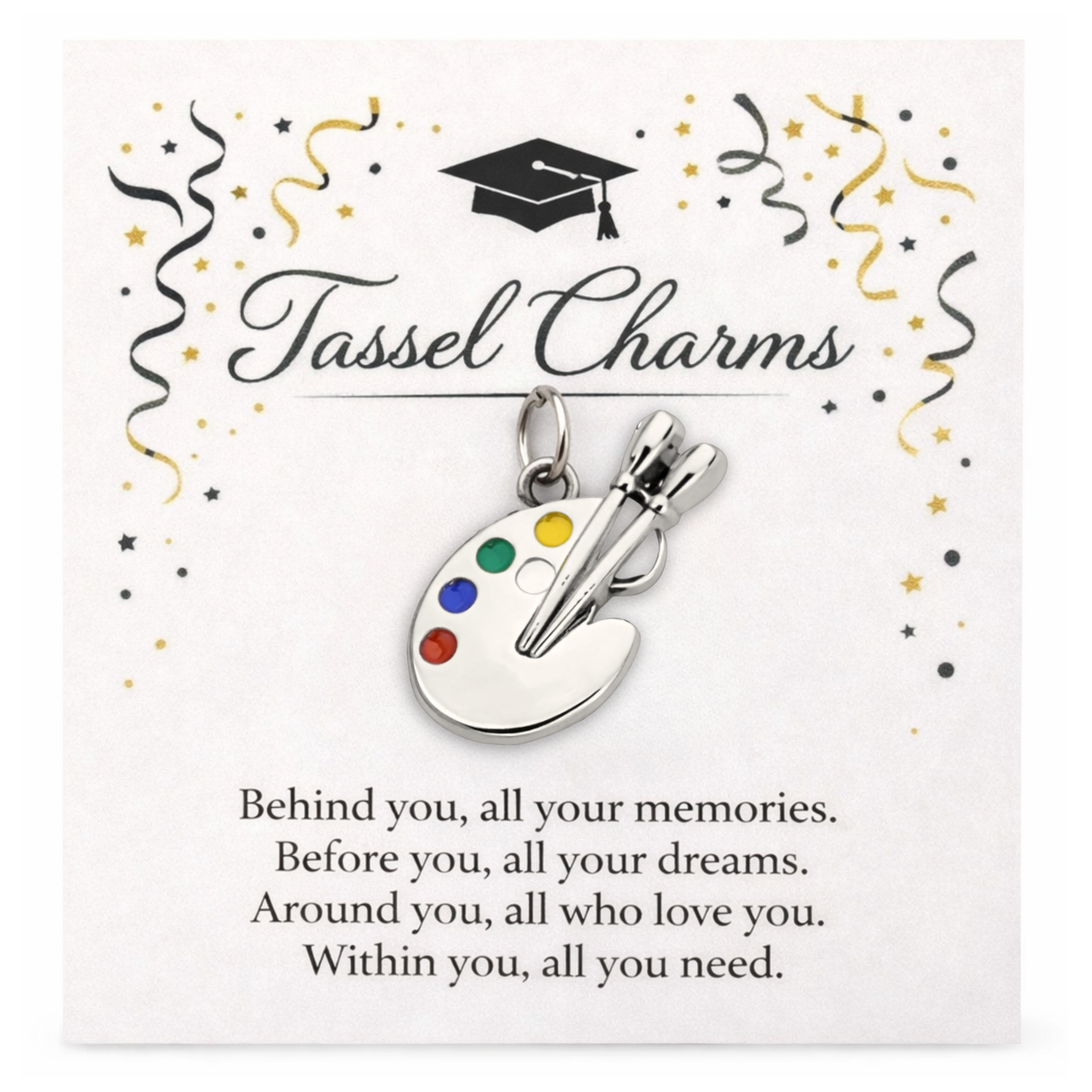 Art Graduation Tassel Charm