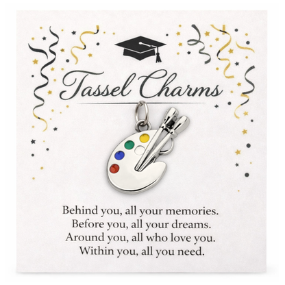 Art Graduation Tassel Charm