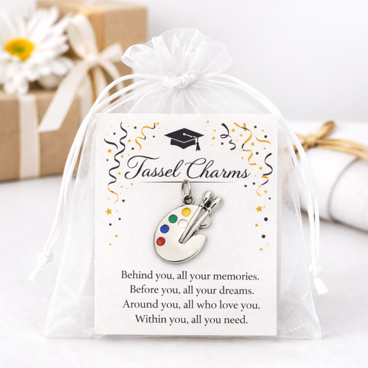 Art Graduation Tassel Charm