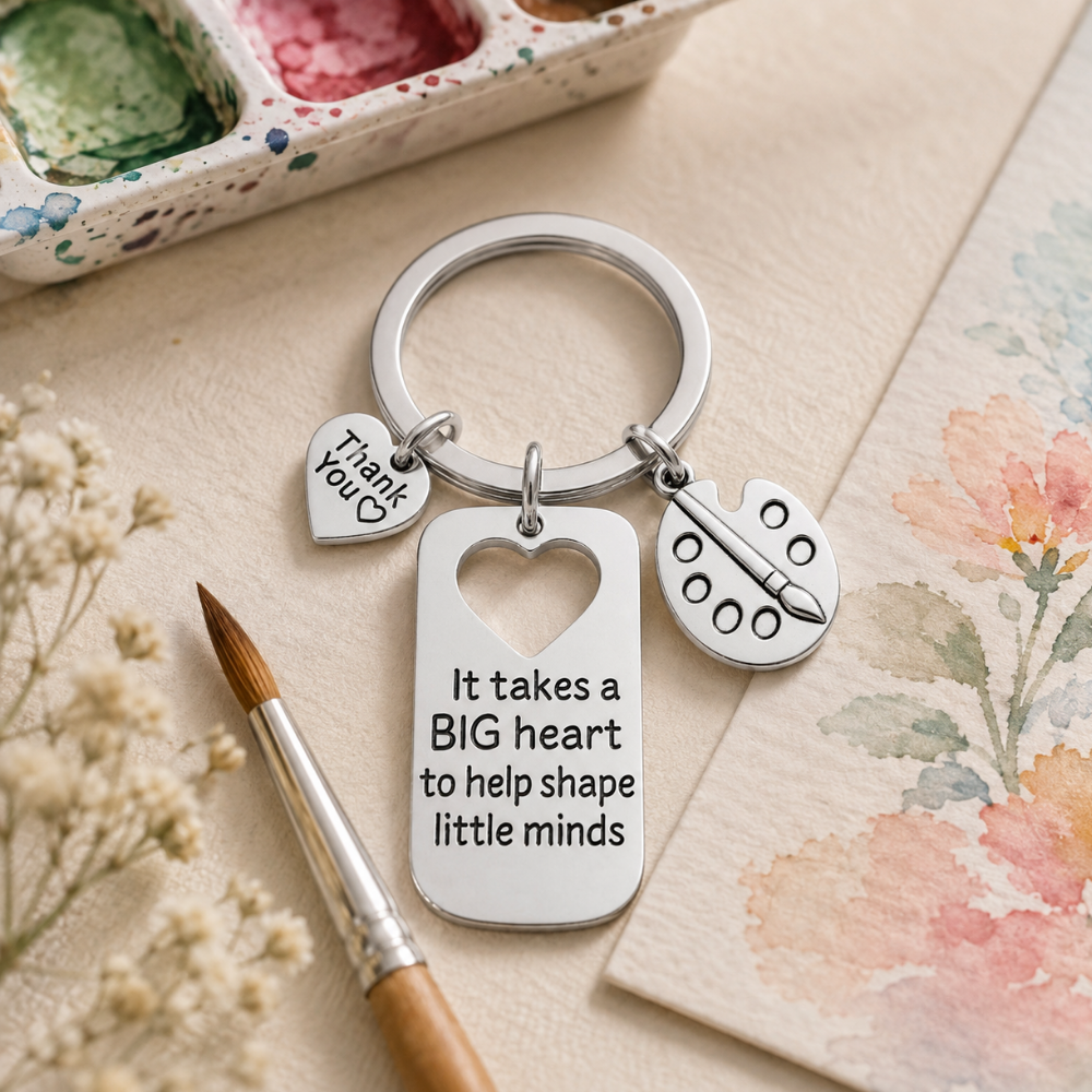 Art Teacher Keychain