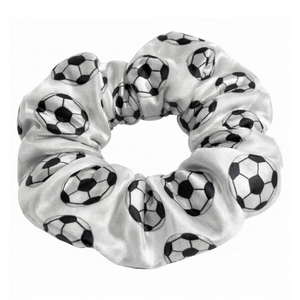 Soccer Premium Velvet Scrunchie
