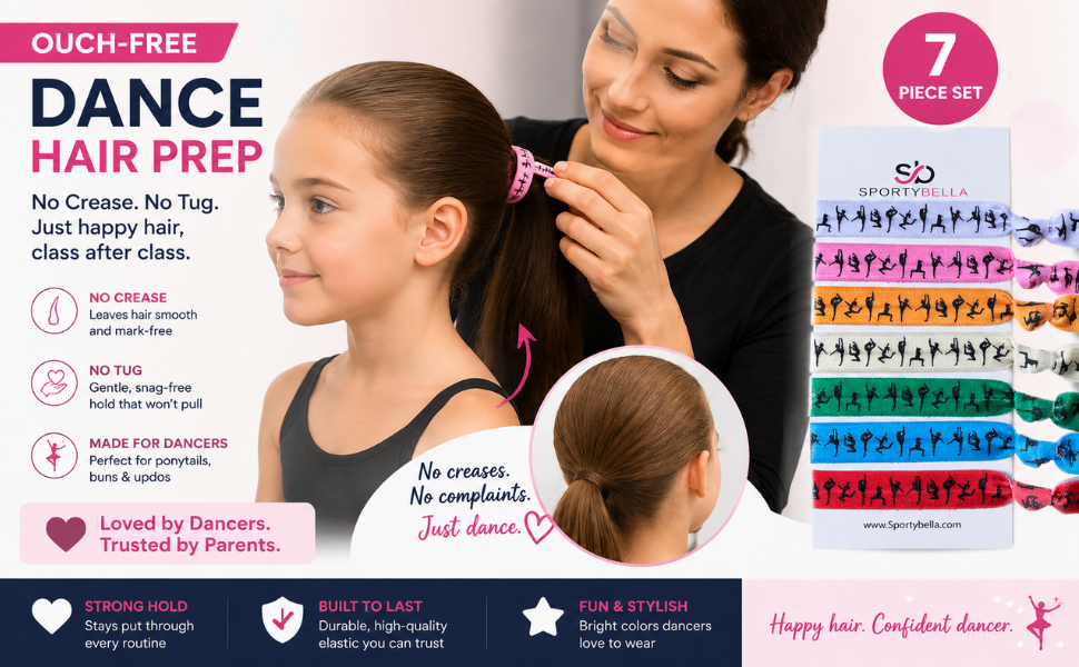 Dance Hair Ties- Multi Colored