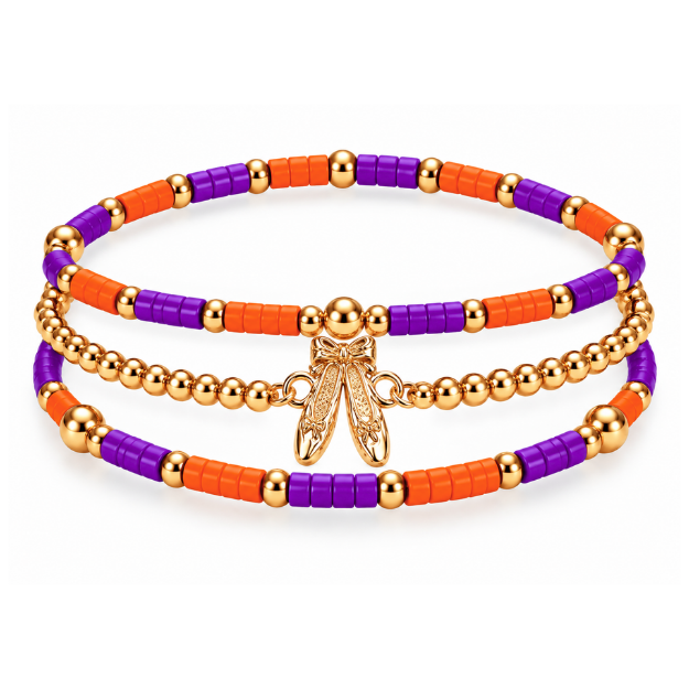 Ballet Dance Bracelet Stack