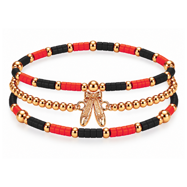 Ballet Dance Bracelet Stack