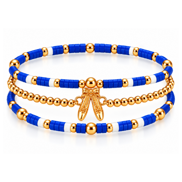 Ballet Dance Bracelet Stack