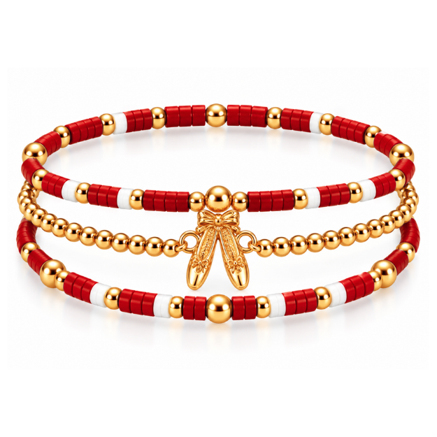 Ballet Dance Bracelet Stack