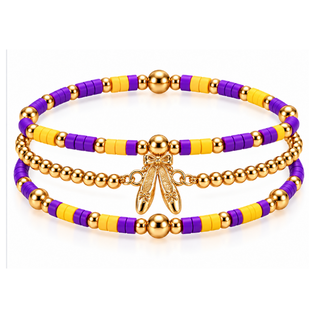 Ballet Dance Bracelet Stack
