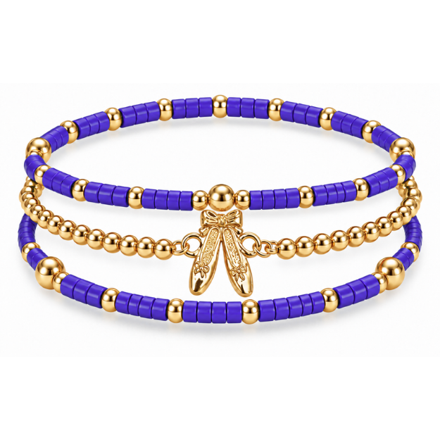 Ballet Dance Bracelet Stack