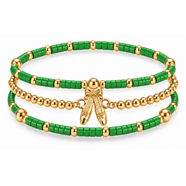 Ballet Dance Bracelet Stack