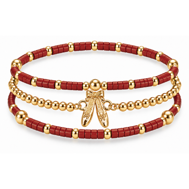 Ballet Dance Bracelet Stack