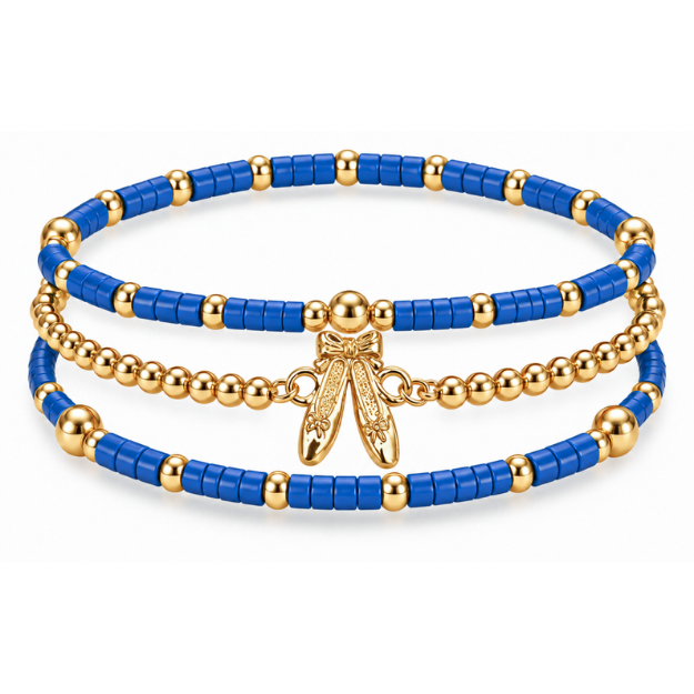 Ballet Dance Bracelet Stack