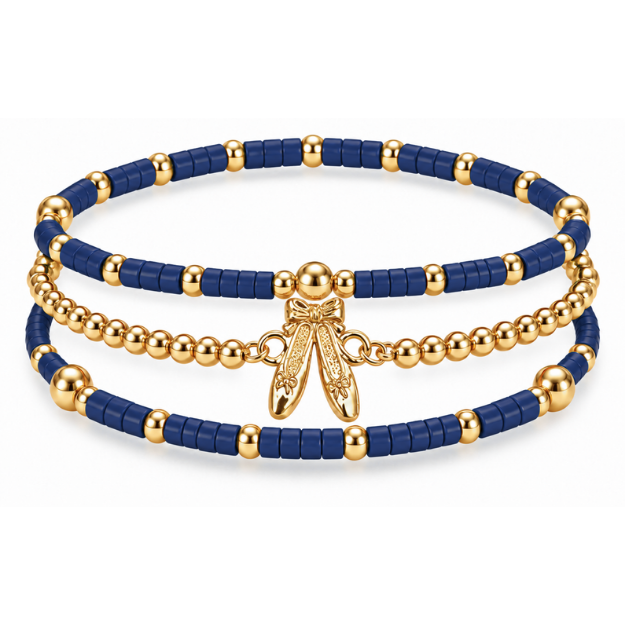 Ballet Dance Bracelet Stack