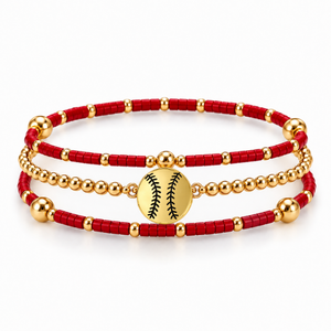 Softball Game Day Bracelet Stack