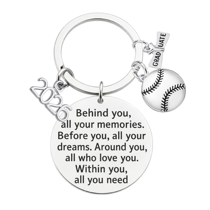 2026 Sports Graduation Keychain -Memories