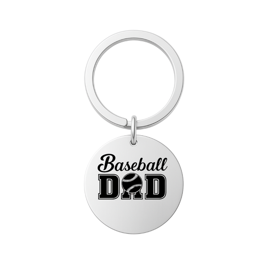 Baseball Dad Keychain
