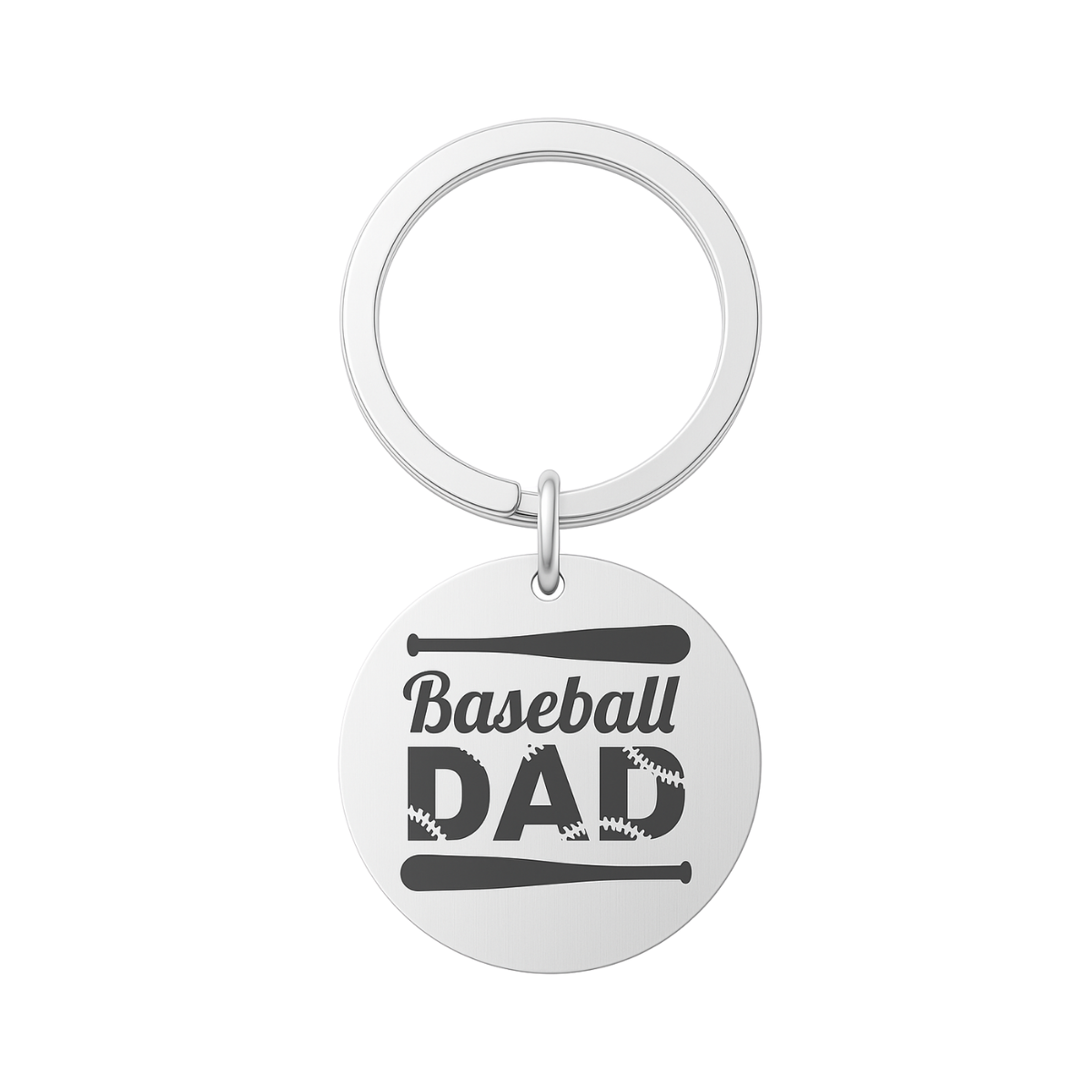 Baseball Dad Keychain