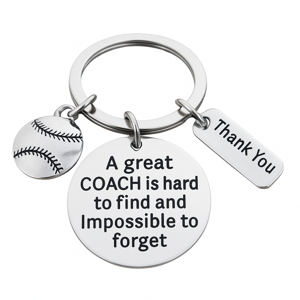 Baseball Great Coach is Hard to Find Keychain