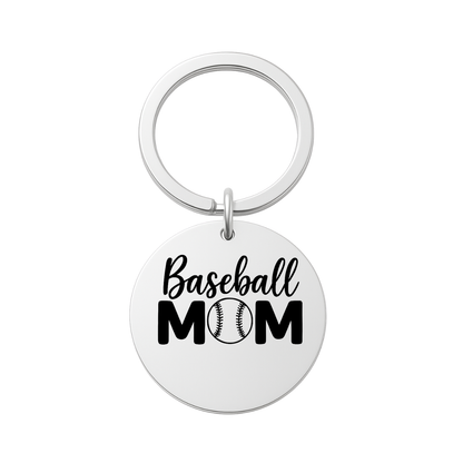 Baseball Mom Keychain