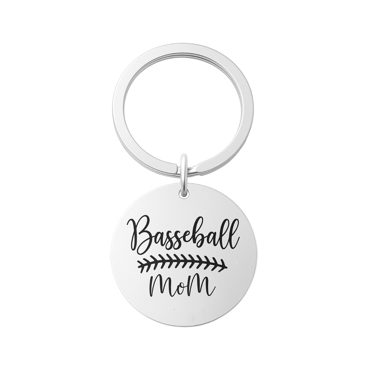 Baseball Mom Keychain