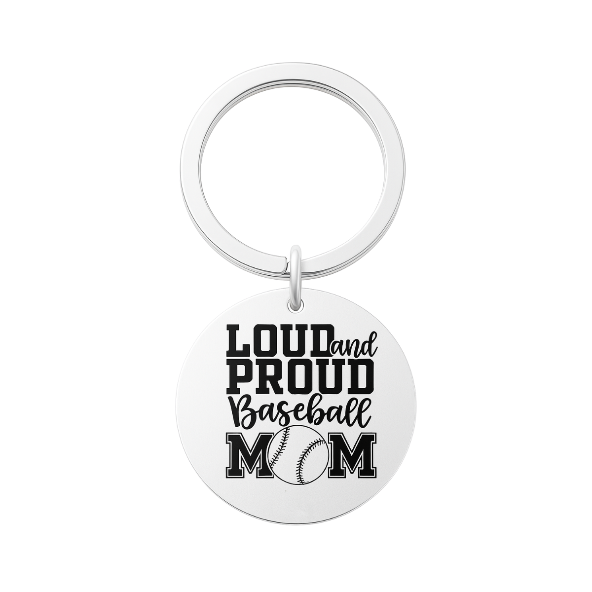 Baseball Mom Keychain