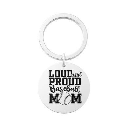 Baseball Mom Keychain
