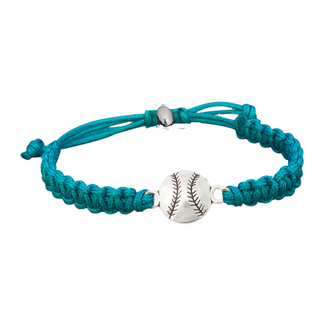 Adjustable Baseball Rope Bracelet - Made in the USA - SportyBella