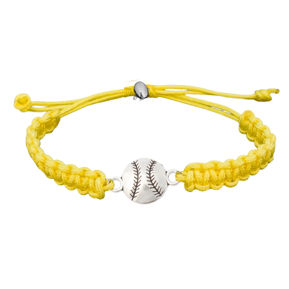 Baseball Rope Bracelet - Pick Color