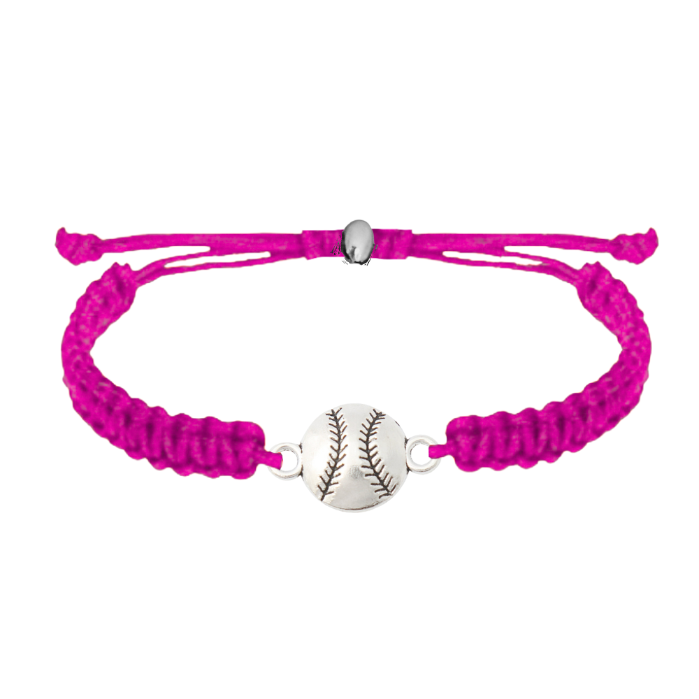 Baseball Rope Bracelet - Pick Color