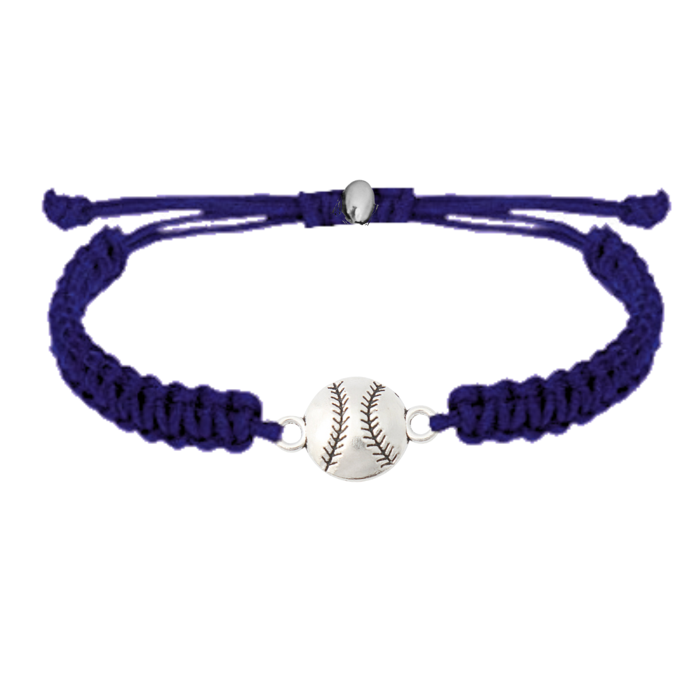 Baseball Rope Bracelet - Pick Color