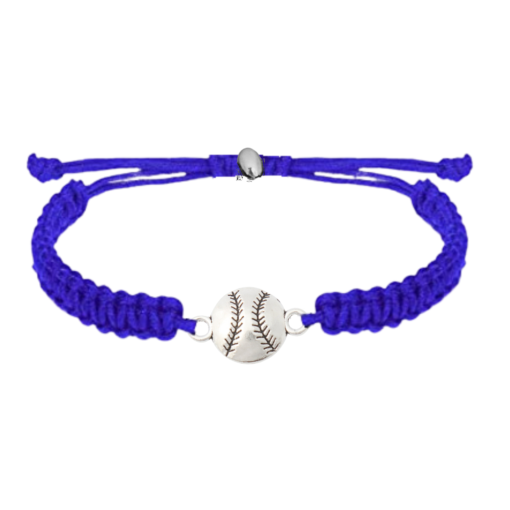 Baseball Rope Bracelet - Pick Color