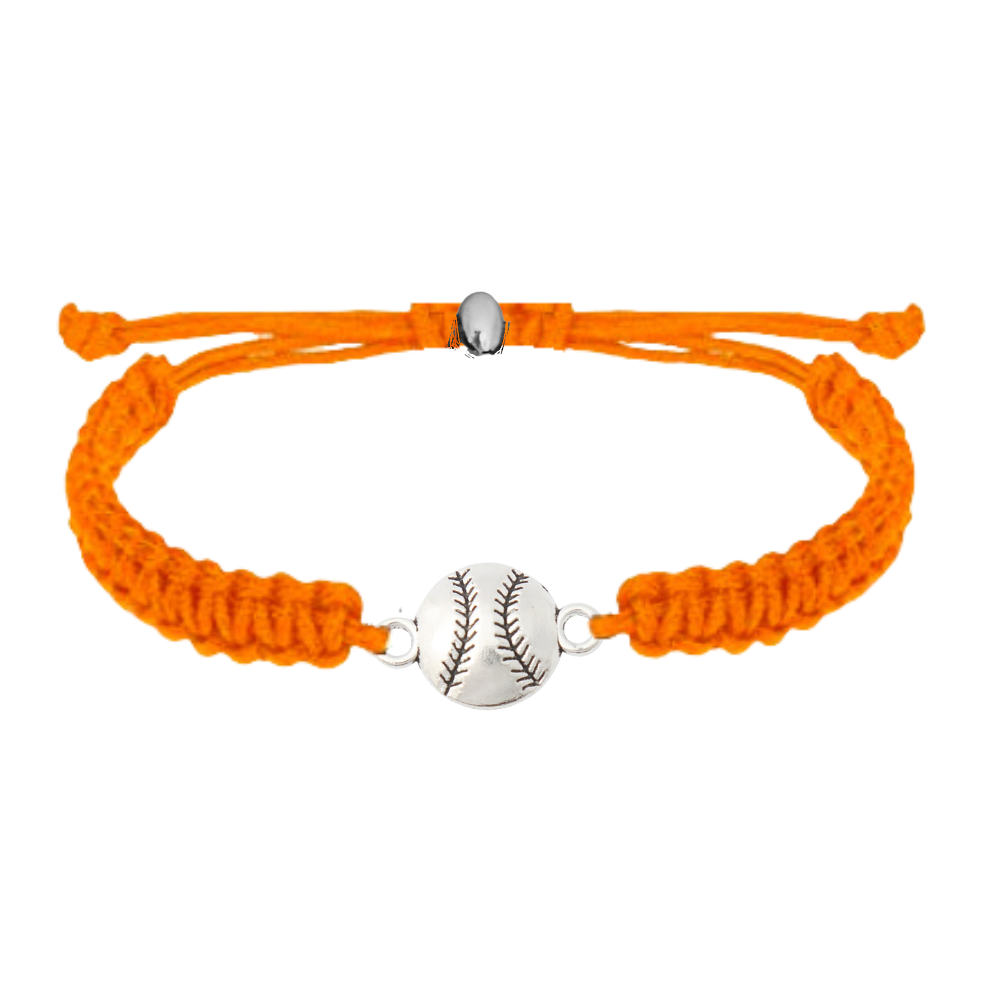 Baseball Rope Bracelet - Pick Color
