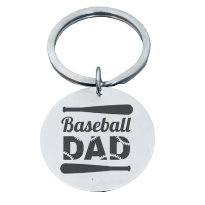 Baseball Dad Keychain