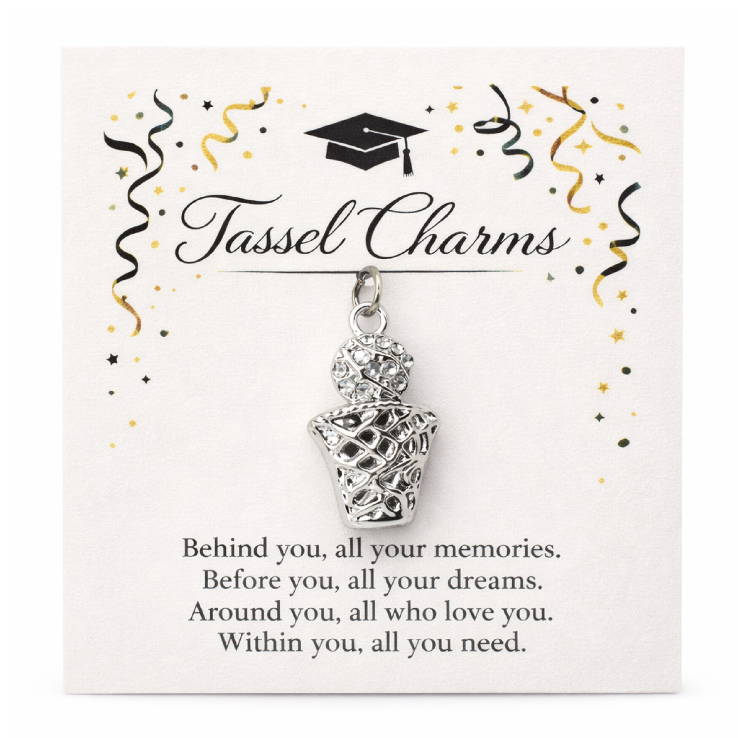 Basketball Graduation Tassel Charm