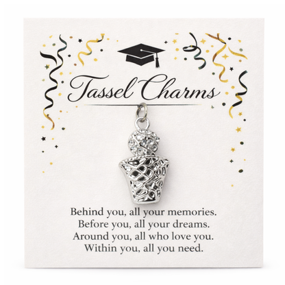 Basketball Graduation Tassel Charm