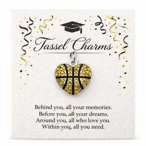 Basketball Graduation Tassel Charm