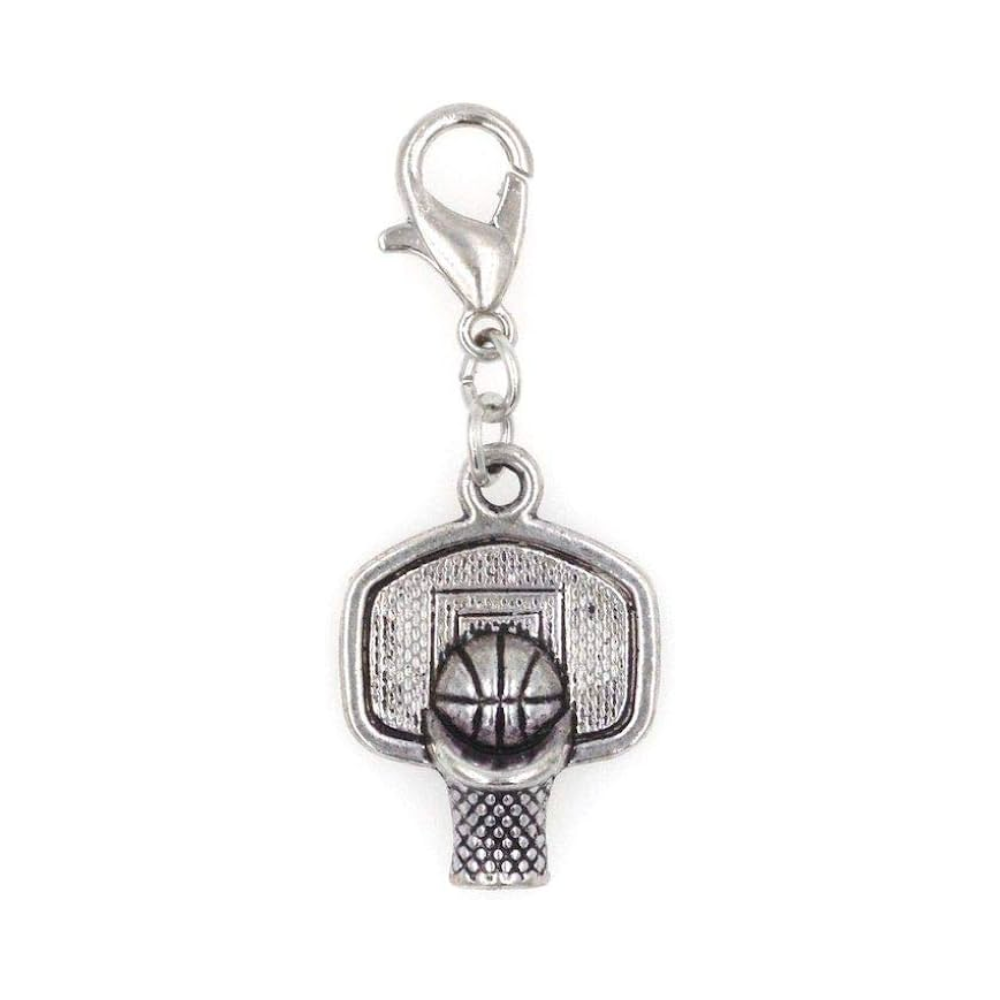 Basketball Clip On Zipper Pull