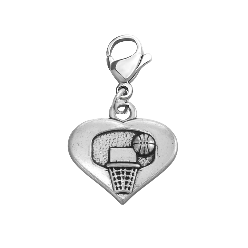 Basketball Clip On Zipper Pull